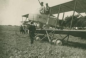 Maurice Farman Pusher Biplane MF193 Aviation Photo 1914