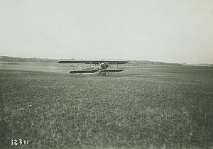 Schmitt Biplane Passengers Altitude Record Pilot Garaix Aviation Old Photo 1914