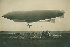 Dirigeable Patrie Lebaudy Aeronautics old Photo 1907