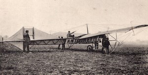 Aviation Pioneers Antoinette Airplane Monoplane old Russian Postcard 1909