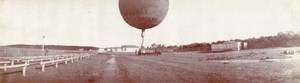 Russia Moscow Aviation Gas Balloon Transport 2 old Panoramic Photos 1912