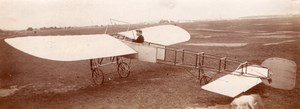 Moscow Russian Aviation Pioneer Boris Rossinsky Hanriot Monoplane old Photo 1911