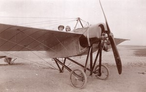 Russie Aviation Henri Pequet Avion Morane Dux Photo Ancienne et Coupure de Journal 1914