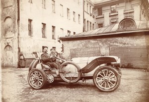 Russie Aeronaute Charles Gilbert Automobile Russe Ancienne Photo 1910