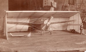 Russie Aviation Photos de Maquettes d'avions et abris pour avions Lot de 8 Photos 1914