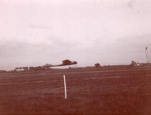 France Bordeaux Merignac Beau Desert Latham sur Antoinette Aviation old Photo 1910