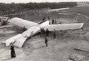 France Mourmelon Antoinette Monobloc Latham Aviation Militaire Ancienne Photo Rol 1911