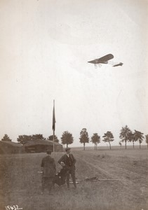 Etampes Aviation Coupe Femina Jane Herveux sur Bleriot Ancienne Photo Meurisse 1911