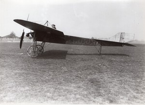 Chalons Aviation Monoplan Copin Revillard Ancienne Photo Rol 1912