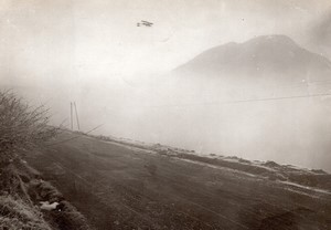 Puy de Domme Aviation Michelin Prize Renaux in Maurice Farman biplane Photo 1911