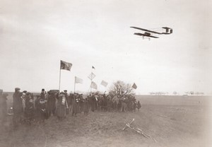 Buc Aviation Michelin Cup Tabuteau in Maurice Farman Biplane Meurisse Photo 1910