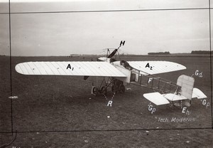 France Aviation Monoplan Morane Borel Saulnier A Ancienne Photo Rol 1911