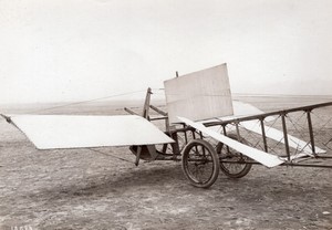 France Aviation Canard Voisin Biplan sans queue Detail avant Ancienne Photo Meurisse 1911