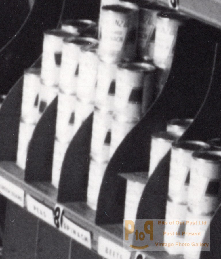 USA Randolph AFB ? Military Grocery Shop Interior old Photo 1950's - Bild 2 von 4